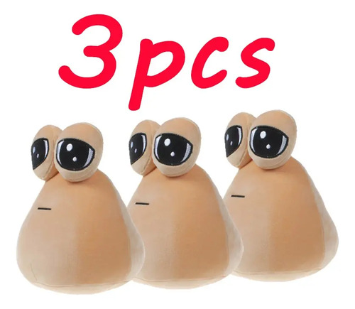 QUXVUIS Alien Pou Peluche – Regalo Adorable Y Suave Para Niños Y Fans Alienígenas, Muñeco Triangular De 22cm