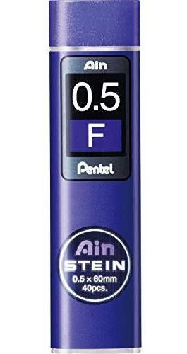 Plomo Mecánico De Lápiz Pentel, Ain Stein, 0.5 Mm, F