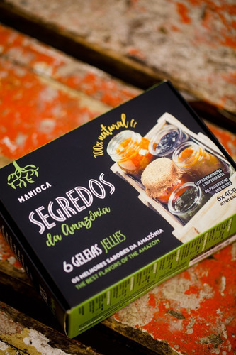 Kit Para Presente Com Geleias Da Amazônia 100% Natural