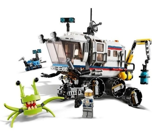 Brinquedo Lego Creator Carro Lunar Explorador 3 Em 1 31107