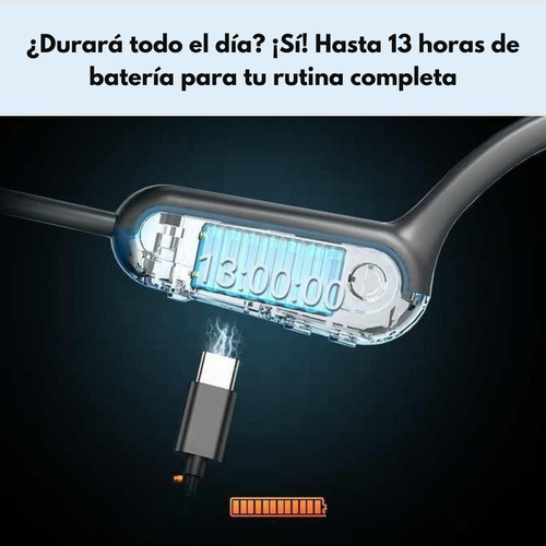 Audifonos Deportivos Conducción Ósea Ipx4 13h Langsdom Be13