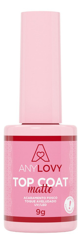 Top Coat Matte 9g Anylovy Com Toque Aveludado