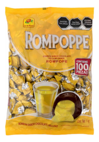 Bombón Chocolate Relleno Rompope 4 Kg 400 Pz