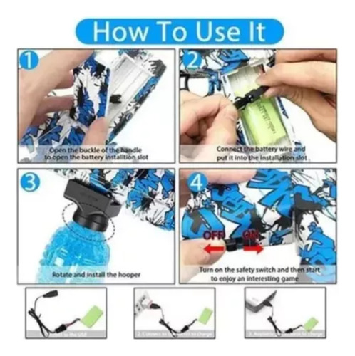 Pistola De Juguete Eléctrica B Gel, Hidrogel 5000 Balas