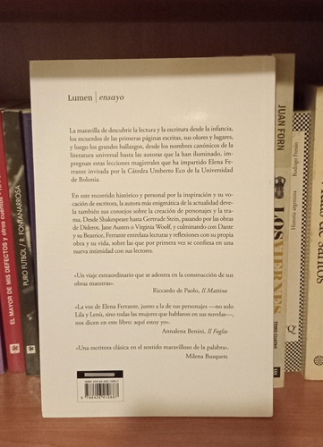 En Los Márgenes - Elena Ferrante - Como Nuevo - Puan (Usado)