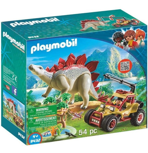 Playmobil 9432 Explorer Vehículo Con Stegosaurus En Stock!!!