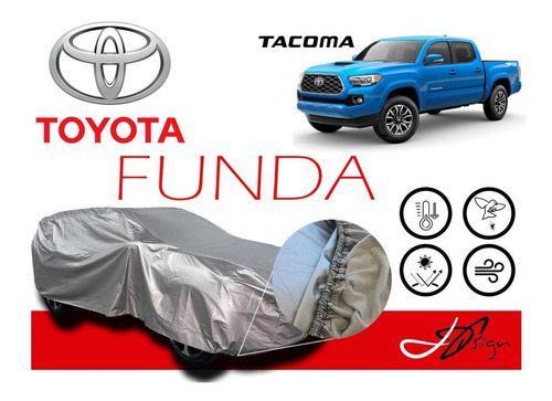 Funda Cubierta Lona Afelpada Cubre Toyota Tacoma 2021