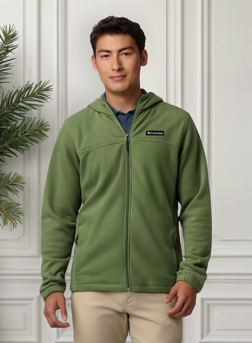 Columbia Sudadera Fleece Full Ziper Original Con Etiquetas