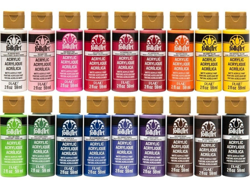 Pintura Acrilica Mate Folkart Usa 59ml