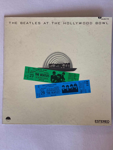 The Beatles /at The Hollywood Bowl Lp Vinilo 1977 Mx Impeca