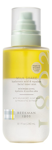 Beekman  Milk Shake - Tónico Facial Sin Fragancia, 8 Onzas.