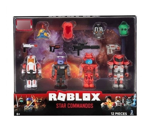 Roblox - Star Commandos - 4 bonecos com acessórios - jazwares