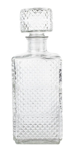 Set 12 Licorera Labrada Cuadrada - 1000ml Caserox