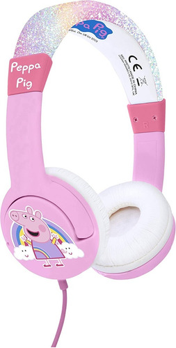Audifonos Para Niños Otl Peppa Pig Color Rosa