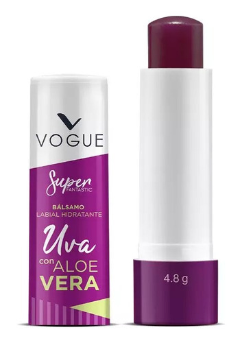 Vogue Bálsamo De Labios Kiss My Lips Uva Con Aloe Vera 4,8gr