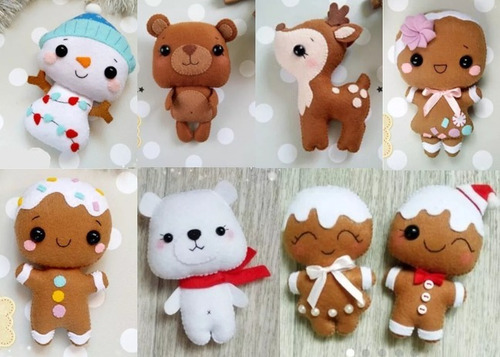 Imagen 1 de 1 de Adornos Para El Árbol De Navidad Decoración Navideña 8pzs :)