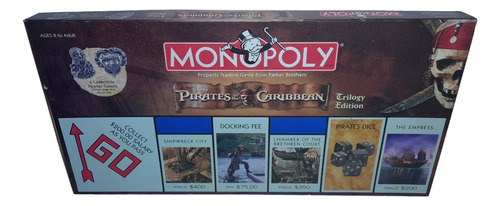 Monopoly Piratas Del Caribe Edicion De Coleccion Usaopoly