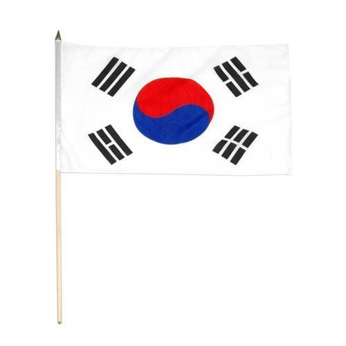 Bandera De Tiendas En Línea De Corea Del Sur De 12 X 18 PuLG
