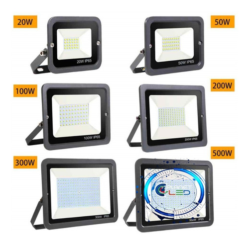 Reflector Led Exterior 10w 50w 100w 200w 300w 400w 800w