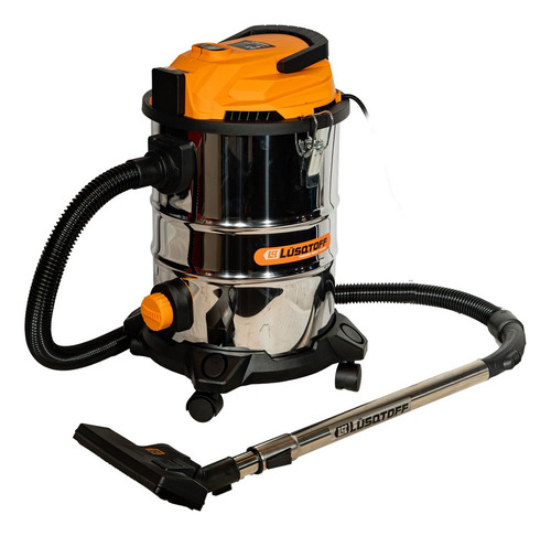 Aspiradora Electrica Polvo Liqui 1400w 25l Lusqtoff La-1400m Plateado