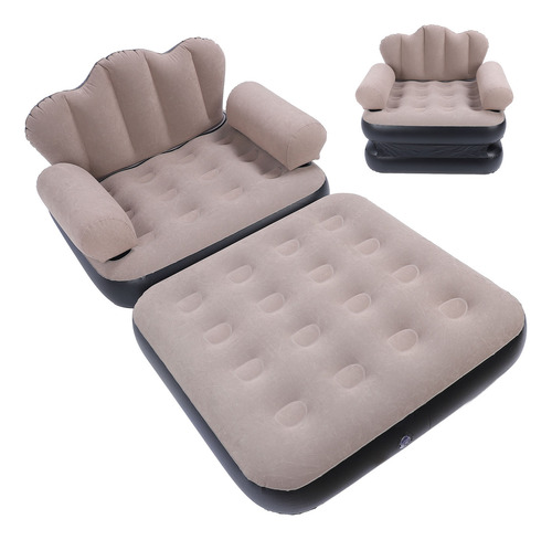 Sofá Cama Inflable Engrosado Flocado