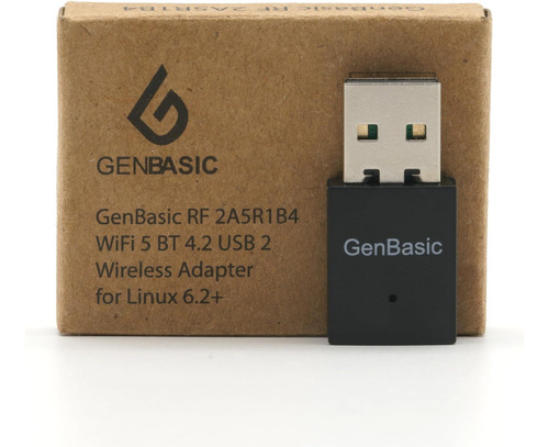 Genbasic Wifi 5 Bluetooth Bt4 Usb Mini Adaptador De Red Inal