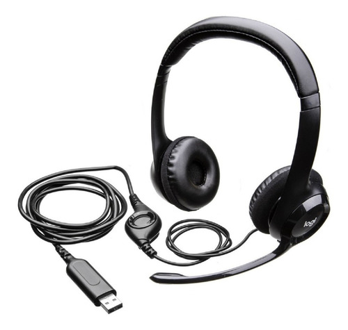 Imagen 3 de 5 de Auriculares Con Microfono Logitech H390 Usb 981-000014 Cuot