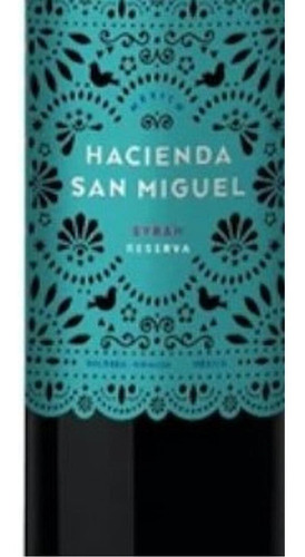 Pack De 2 Vino Tinto Hacienda San Miguel Reserva Syrah 750 M