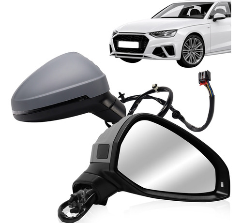 Retrovisor Audi A4 21 22 23 24 Com Aquecedor Com Pisca