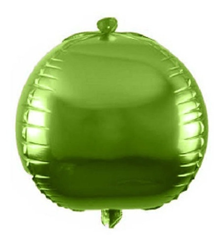 Balão Metalizado Redondo Orbz 24 Polegadas - 60cm Cor Verde