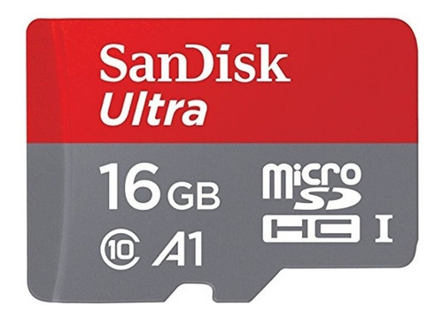 Memoria Sandisk Ultra Micro Sd Hc Card-16gb, Class 10, Uhs-i