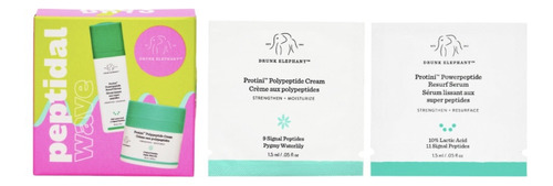 Kit De Muestras Drunk Elephant Cream & Serum Peptide 7 Days