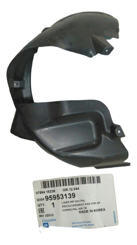 Guardabarros Trasero Derecho Chevrolet Cruze Original Gm