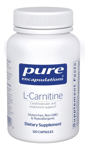 L-carnitina Pure Encapsulations 120 Cápsulas