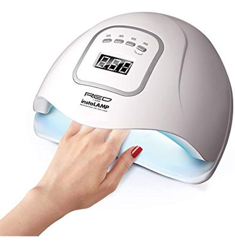 Red By Kiss Instalamp Professional Gel Nail Lamp 45 Uv Leds 