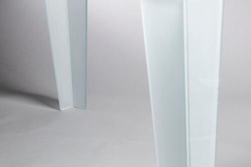 Mesa Alta De Vidrio 10mm! Moderna Y Minimalista