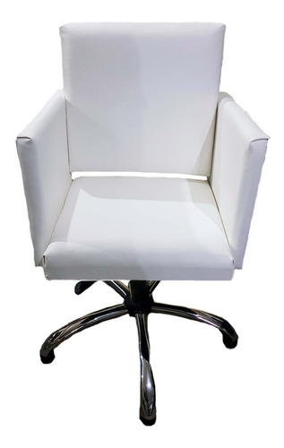 Imagen 5 de 9 de Sillon De Corte Peluqueria Barberia Base Cromada Kit X 2