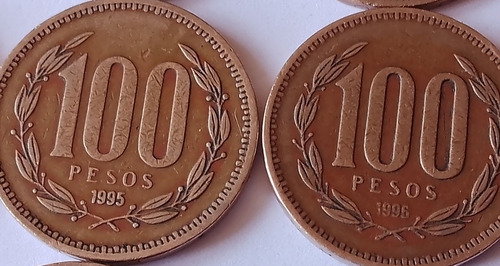 Colección Completa Moneda 100 Pesos Chile Antiguas 16monedas (Usado)