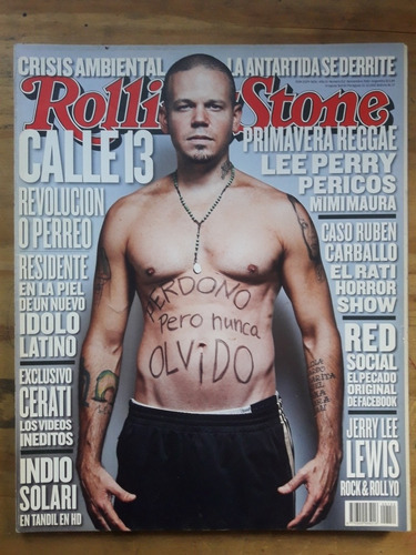 Revista Rolling Stone N° 152 Calle 13 Año 2010