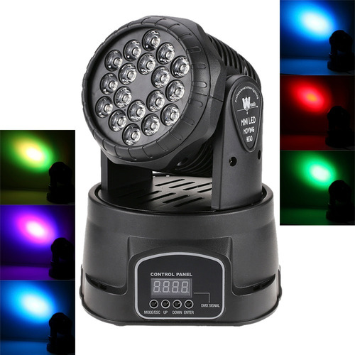Lorben Mini Moving Head Rgb 18x3w 90w Iluminação Dj 127/220V