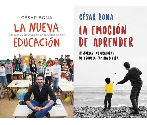 Pack Nueva Educación + Emoción De Aprender - Bona Cesar