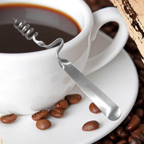 3 Herramienta Para Mezclar Café, Mango Doblado, Agitador De
