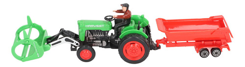 Kit De Maqueta De Tractor Toy Alloy Farm Cars 1:48