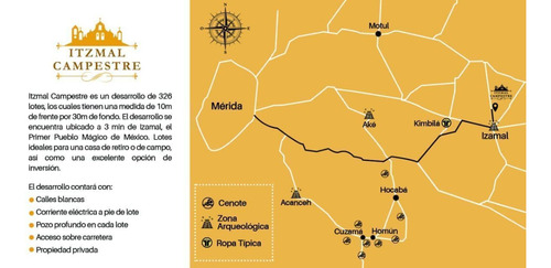 Ultimos Lotes En Izamal Yucatan, Pueblo Magico Con Estacion Del Tren Maya.
