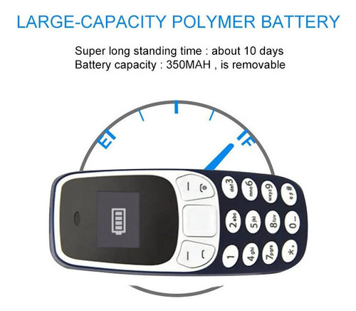Mini Teléfono Celular De Voz Variable Con Tarjeta Sim Dual M
