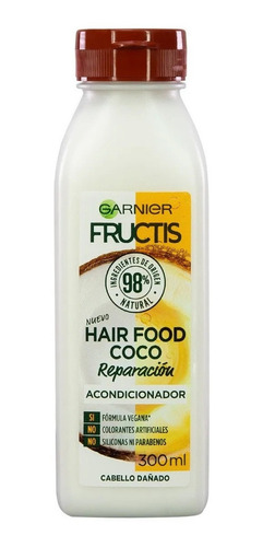 Imagen 4 de 5 de Shampoo + Acodicionador Fructis Hair Food Coco
