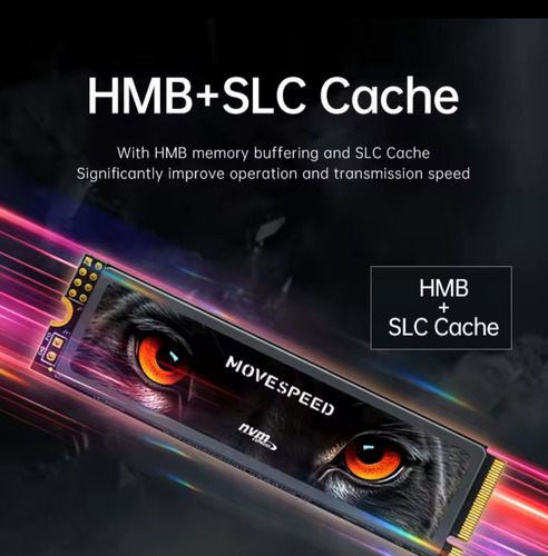 Movespeed Ssd 2tb 7450 Mb/s Nvme M.2 2280 Pcie 4.0x4 Preto