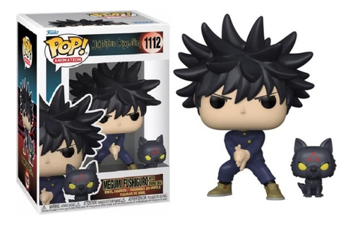 Jujutsu Kaisen Megumi Fushiguro With Dog Pop! Vinyl Figure