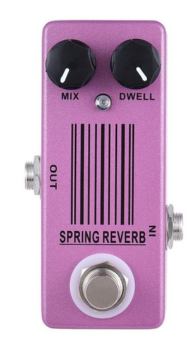Pedal de efecto Mosky Audio Spring Reverb MP-51  violeta