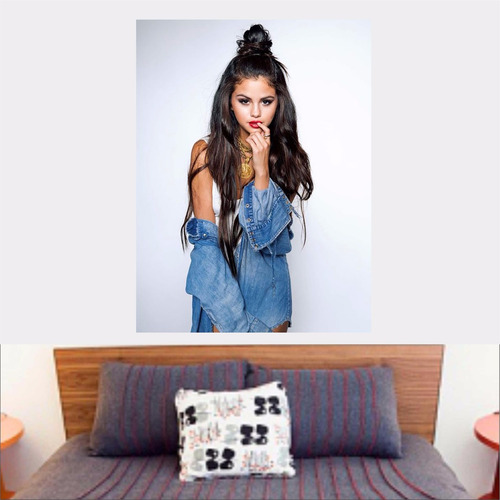 Adesivo Parede Quarto Poster Foto Cantora Selena Gomez Music